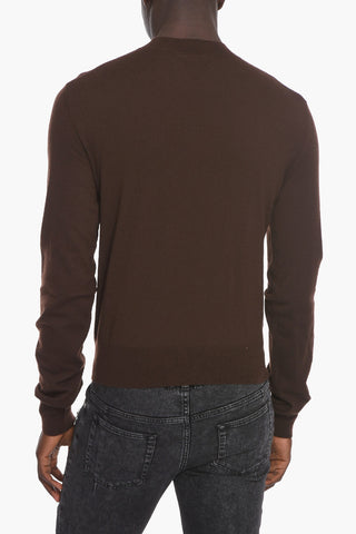 SALON 01 Crew Neck Cashmere Blend Sweater