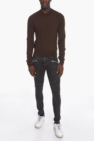 SALON 01 Crew Neck Cashmere Blend Sweater
