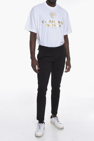 Single Pleat Pants with Cuffed Hem