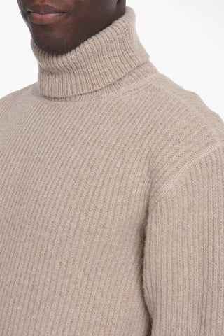 Maglia SUBMARINE a Costine a Collo Alto
