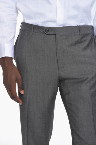 Extrafine-virgin-wool ACADEMY Straight-leg Pants