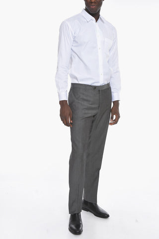 Extrafine-virgin-wool ACADEMY Straight-leg Pants