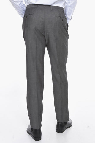 Extrafine-virgin-wool ACADEMY Straight-leg Pants