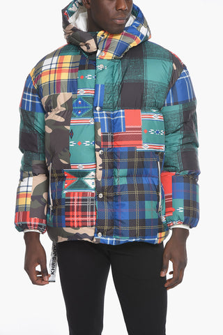 Piumino Oversized con Multifantasia All Over