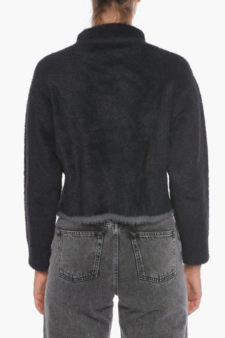 Polo Neck NEVE Eye lash Crop Sweater