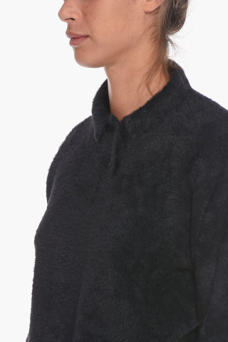 Polo Neck NEVE Eye lash Crop Sweater