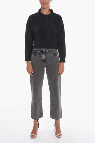 Polo Neck NEVE Eye lash Crop Sweater