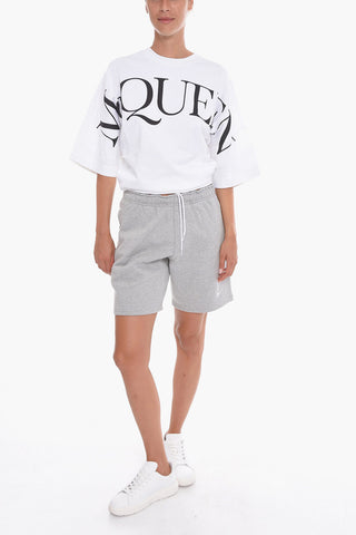 Fleeced Cotton UNISEX Shorts with Drawstring Waist