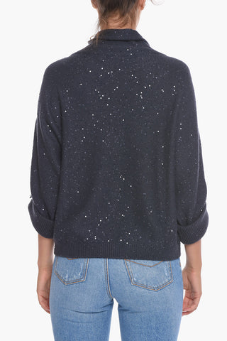 Cashmere Turtleneck Sweather with Sequins
