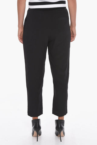 Silk Pleated Trousers