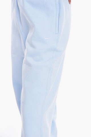 Solid Color Fleeced Cotton Joggers