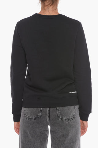Crew Neck IKONIK Sweatshirt with Rhinestones