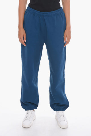 Solid Color Fleeced Cotton Joggers