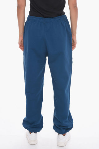 Solid Color Fleeced Cotton Joggers