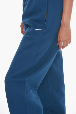 Solid Color Fleeced Cotton Joggers