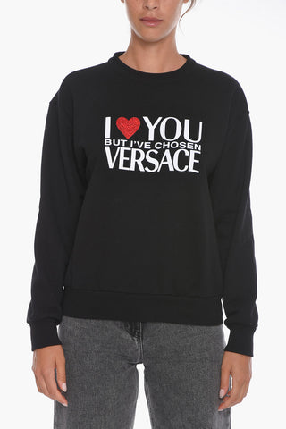 Fleece Cotton ILOVEYOUBUT Sweatshirt