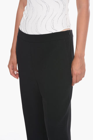 Pantaloni KERRY a Vita Alta con Spacchi Laterali