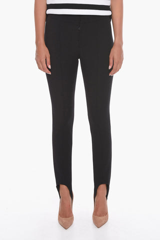 Leggings in Jersey Tecnico con Staffe