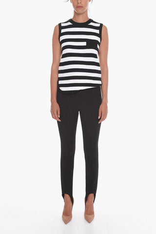 Leggings in Jersey Tecnico con Staffe