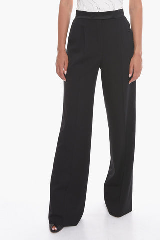 PIANOFORTE Wool SABBIA Trousers with High Waist