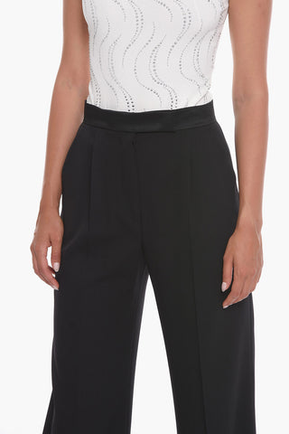 PIANOFORTE Wool SABBIA Trousers with High Waist