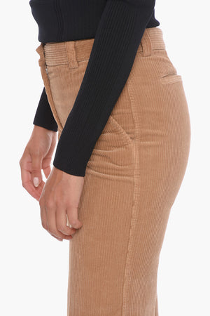 Cropped Palazzo-Hose aus Cord