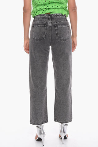 Straight Fit VAUFRE Stone Washed Denims 22cm