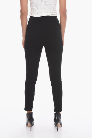 Pantaloni AVION in Jersey Tecnico con Righe Laterali
