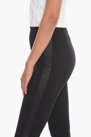 Pantaloni AVION in Jersey Tecnico con Righe Laterali