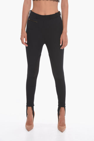 High-waisted Stirrup Trousers