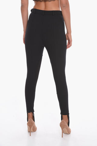 High-waisted Stirrup Trousers
