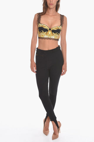 High-waisted Stirrup Trousers