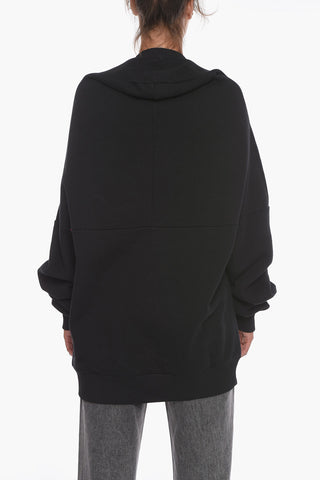 Relaxed-fit Hoodie Sweatshirt with Logoed Application
