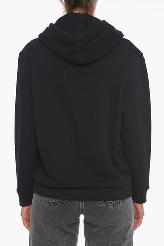 Felpa hoodie in Cotone Felpato con Logo F