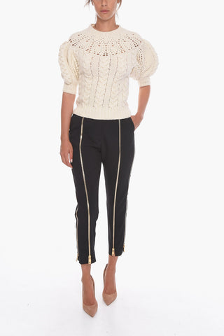 Balloon Sleeve HUTTON Wool Sweater