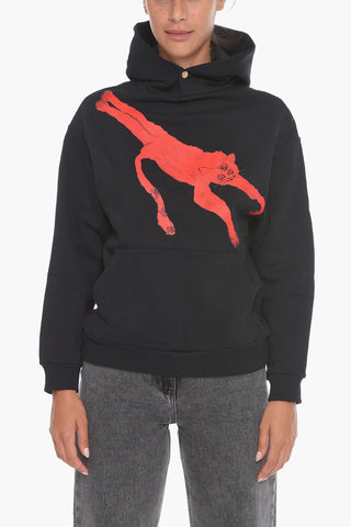 Fleece Cotton RED LIMA Hoodie