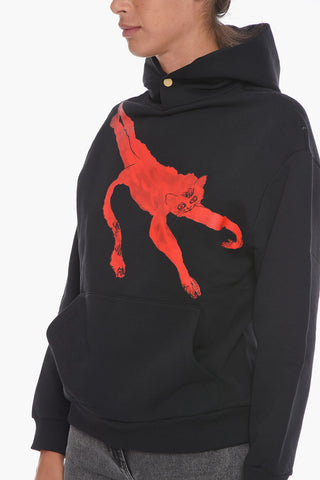 Fleece Cotton RED LIMA Hoodie
