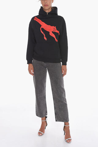Fleece Cotton RED LIMA Hoodie