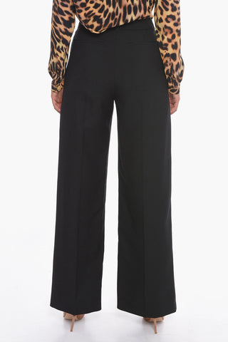 Wide-leg CHARLIE Trousers with Front Slits
