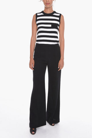 Pantaloni in Misto Cashmere a Gamba Ampia
