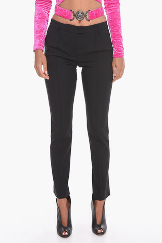 Pantaloni in Lana a Una Pince