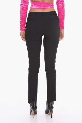 Pantaloni in Lana a Una Pince