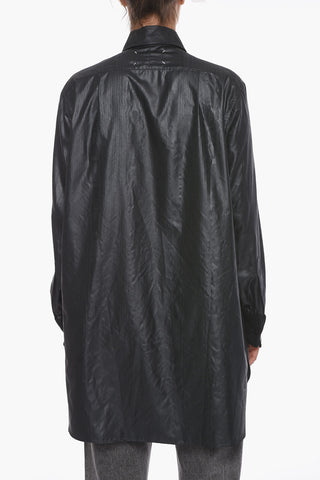 UNISEX MM1 Oversized Shirt with Snakeskin Effect