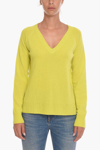Maglia in Cashmere WINNIE con Collo a V