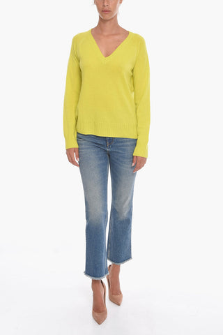 Maglia in Cashmere WINNIE con Collo a V
