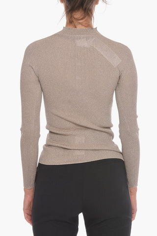 Turtleneck BALDO Sweather with Glitter Application