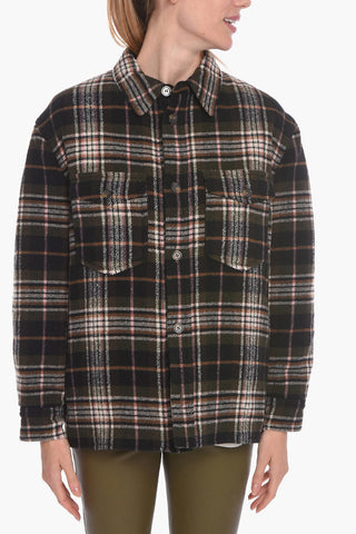 ETOILE Wool ERVEY Jacket with Tartan Pattern
