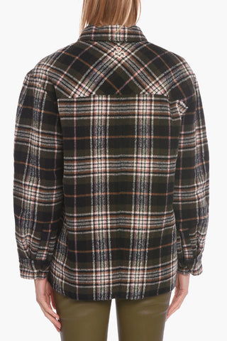 ETOILE Wool ERVEY Jacket with Tartan Pattern
