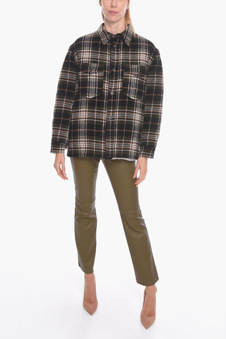 ETOILE Wool ERVEY Jacket with Tartan Pattern