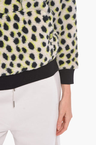 Animal Motif Sherpa LOYRA Hoodie